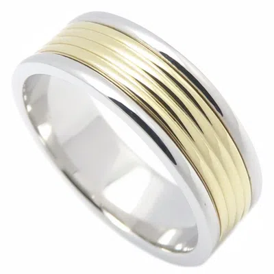 Pre-owned Tiffany & Co Tiffany Yellow Gold (18k) Platinum 950 Band Ring ()