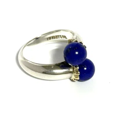 Pre-owned Tiffany & Co Tiffany Yellow Gold (18k) Silver 925 Band Ring ()