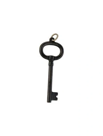 Pre-owned Tiffany & Co Titanium Oval Key, 2" In Multi
