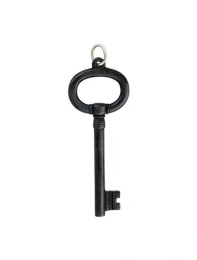 Pre-owned Tiffany & Co Titanium Oval Key Pendant In Multi