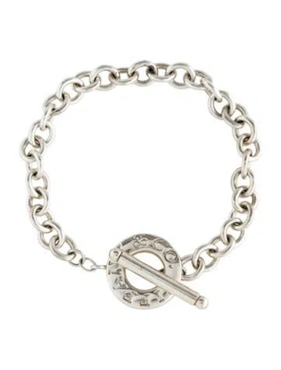 Pre-owned Tiffany & Co Toggle Bracelet, 6.75" In Multi