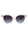 Tiffany & Co Transparent Acetate Sunglasses In Gray