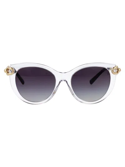 Tiffany & Co Transparent Acetate Sunglasses In Purple