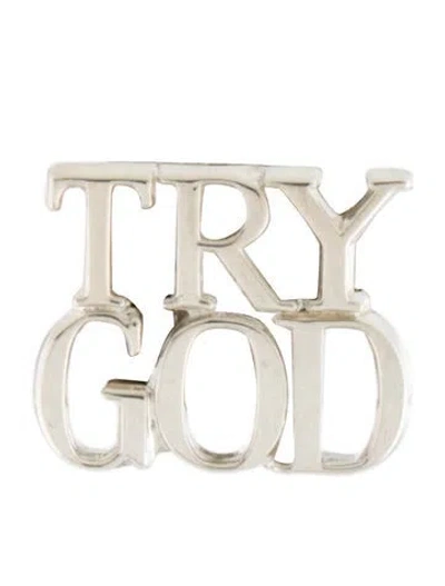 Pre-owned Tiffany & Co Try God Tie Pin In Multicolor