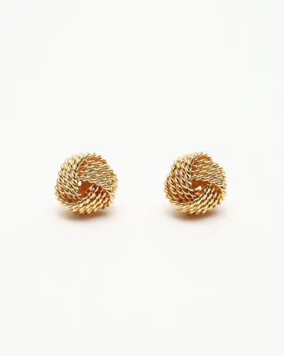 Tiffany & Co Twist Knot 18kt Gold Earrings
