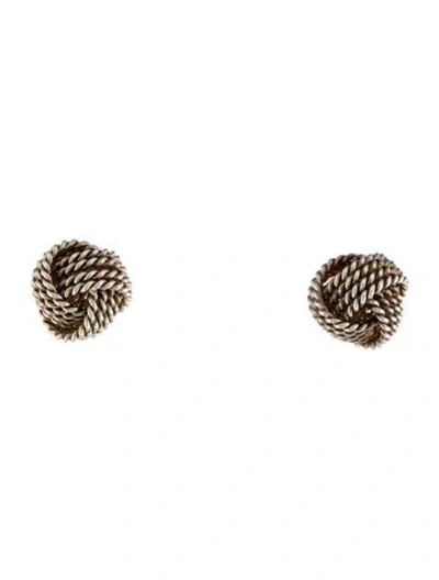 Pre-owned Tiffany & Co Twist Knot Earrings In Multi