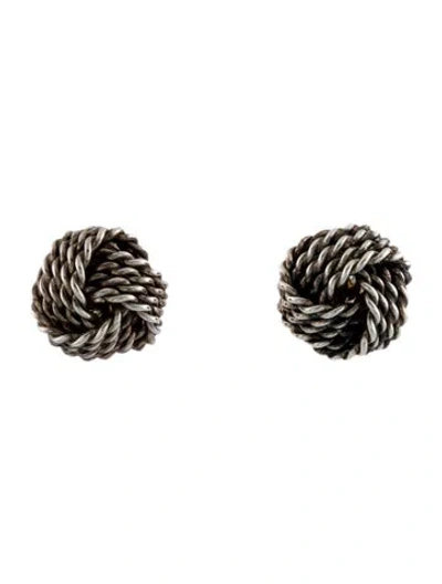Pre-owned Tiffany & Co Twist Knot Earrings In Multi