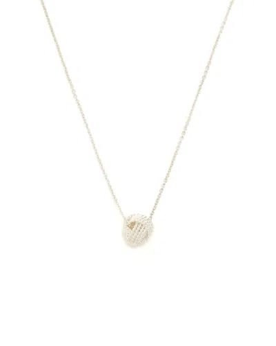 Tiffany & Co Twist Knot Necklace In Blue