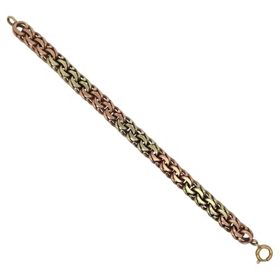 Pre-owned Tiffany & Co Two Tone Gold Bracelet In Multi