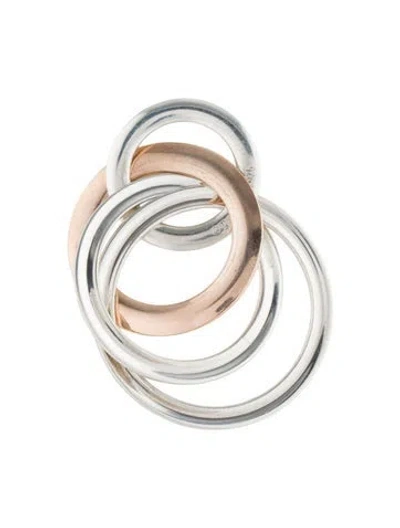 Pre-owned Tiffany & Co Two-tone Interlocking Circles Pendant In Multi