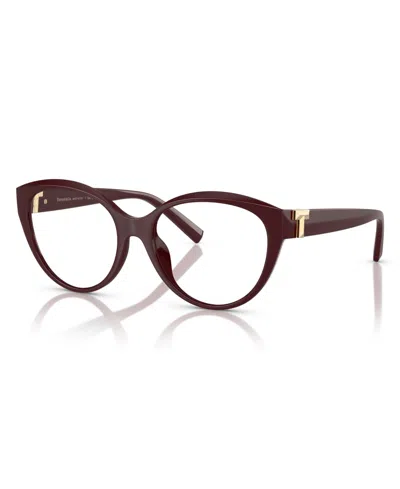 Tiffany & Co Unisex Eyeglasses, Me2004d In Brown
