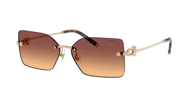 Tiffany & Co . Unisex Sunglass Tf3088 In Brown
