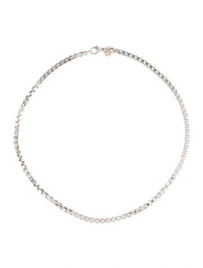 Pre-owned Tiffany & Co Venetian Link Chain Necklace, 18.25" In Multi