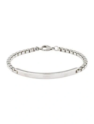 Pre-owned Tiffany & Co Venetian Link I.d. Bracelet, 7.25" In Multi