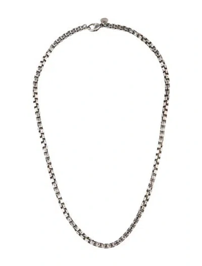 Pre-owned Tiffany & Co Venetian Link Necklace, 17.75" In Multicolor