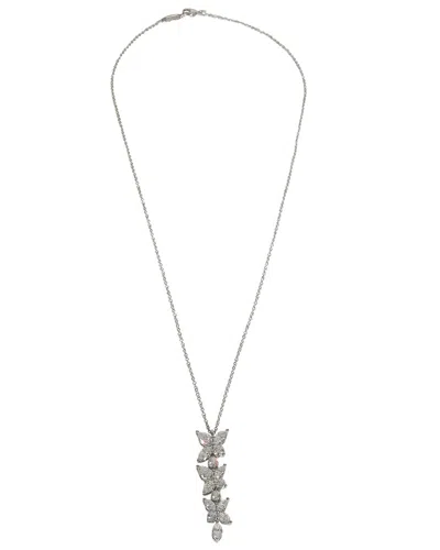 Tiffany & Co . Victoria Mixed Cluster Drop Platinum 2.12 Ct. Tw. Diamond Pendant (authentic Pre-loved