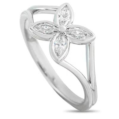 Tiffany & Co Victoria Platinum 0.30ct Diamond Ring Ti21-052026 In White