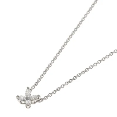 Pre-owned Tiffany & Co Victoria Platinum 950 Necklace () In Multi