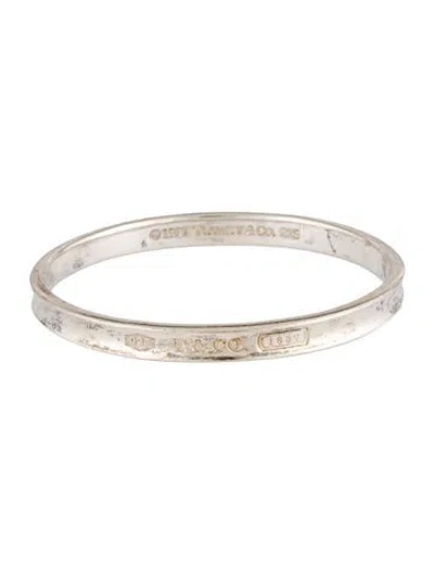 Pre-owned Tiffany & Co Vintage 1837 Bangle Bracelet, 7" In Multi