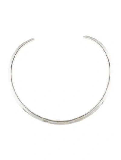 Pre-owned Tiffany & Co Vintage 1837 Collar Necklace, 14" In Multi