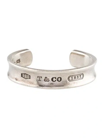 Pre-owned Tiffany & Co Vintage 1837® Cuff Bracelet, 5.75" In Multi