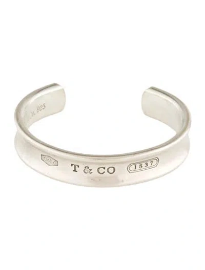 Pre-owned Tiffany & Co Vintage 1837 Cuff Bracelet, 6.25" In Multi