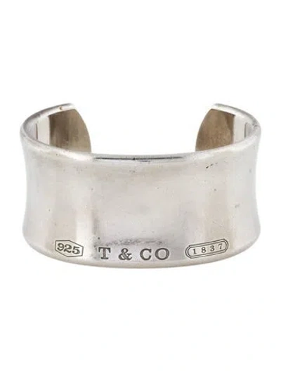Pre-owned Tiffany & Co Vintage 1837 Wide Cuff Bracelet, 6.25" In Multi