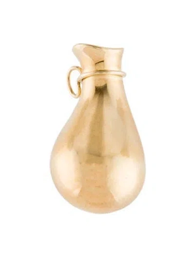 Pre-owned Tiffany & Co Vintage 18k Bottle Jug Pendant In Multi