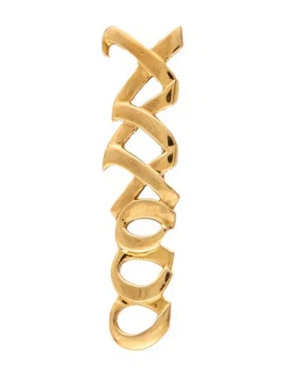 Pre-owned Tiffany & Co Vintage 18k Graffiti Love And Kisses Brooch In Multi
