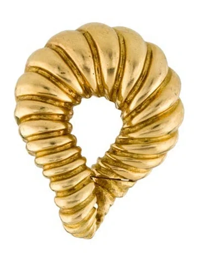 Pre-owned Tiffany & Co Vintage 18k Loop Clip-on Single Earring In Multi