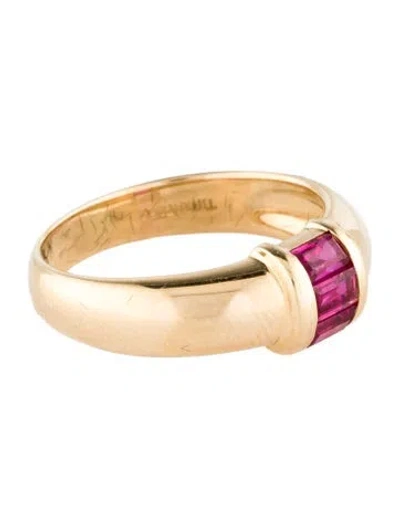 Pre-owned Tiffany & Co Vintage 18k Ruby Ring In Multi