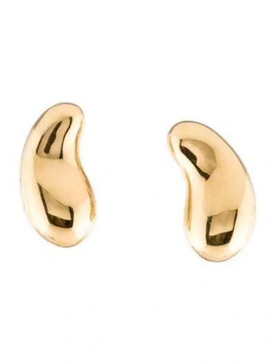 Pre-owned Tiffany & Co Vintage 18k Teardrop Clip-on Earrings In Multi