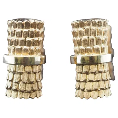 Pre-owned Tiffany & Co Vintage 18k Yellow Gold . Cufflinks