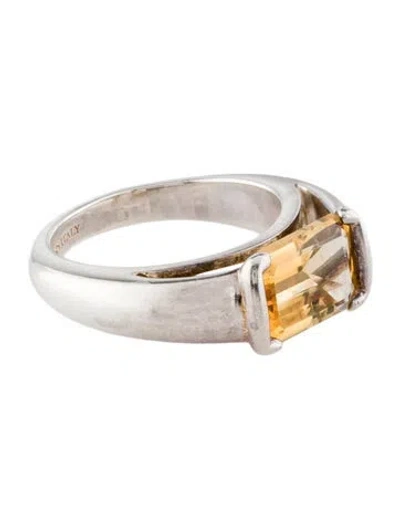 Pre-owned Tiffany & Co Vintage 2.38ct Citrine Band In Multi