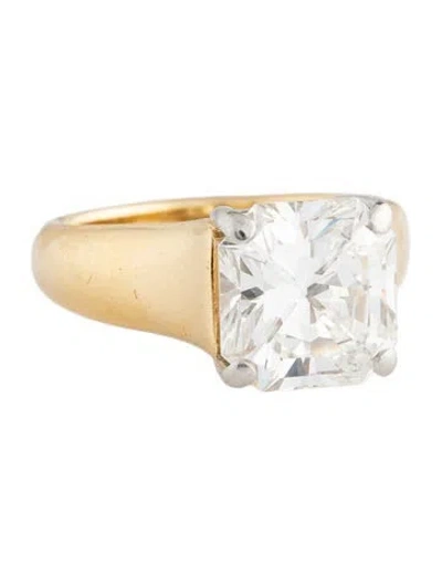Pre-owned Tiffany & Co Vintage 4.56ct Diamond Lucida Engagement Ring In Multicolor