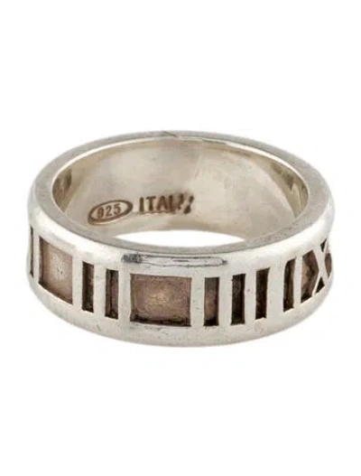 Pre-owned Tiffany & Co Vintage Atlas Band Ring In Multi