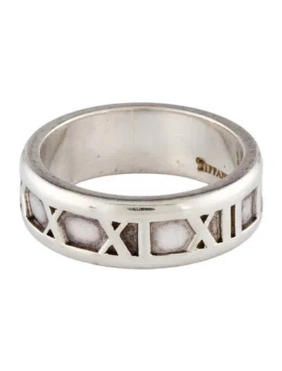 Pre-owned Tiffany & Co Vintage Atlas Band Ring In Multi