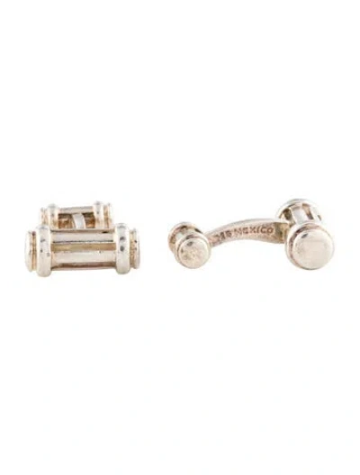 Pre-owned Tiffany & Co Vintage Atlas Column Cufflinks In Multicolor