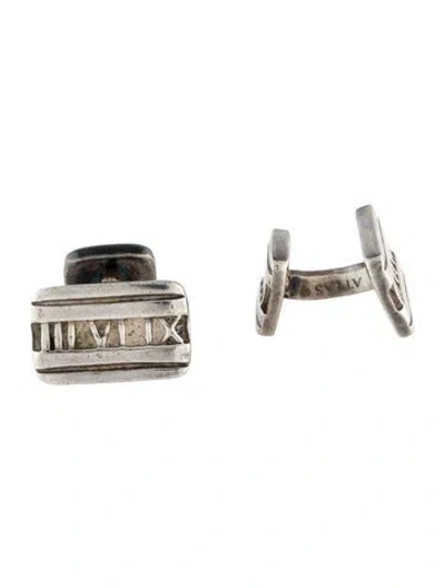 Pre-owned Tiffany & Co Vintage Atlas Cufflinks In Multi