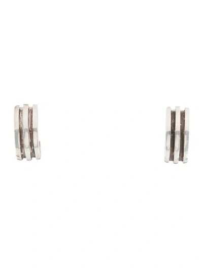 Pre-owned Tiffany & Co Vintage Atlas Groove Earclips In Multi