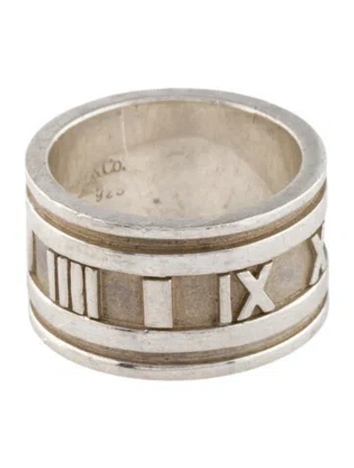 Pre-owned Tiffany & Co Vintage Atlas Wide Band Ring In Multi