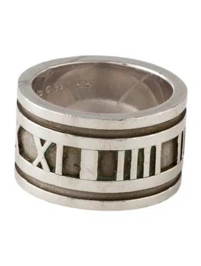 Pre-owned Tiffany & Co Vintage Atlas Wide Band Ring In Multi