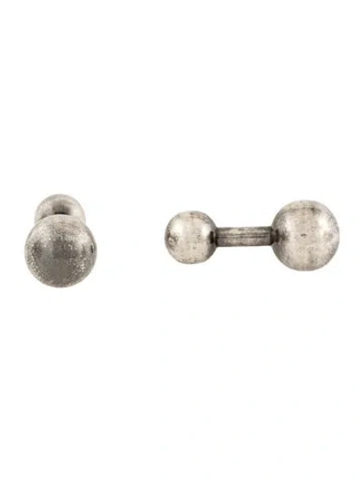 Pre-owned Tiffany & Co Vintage Barbell Cufflinks In Multicolor