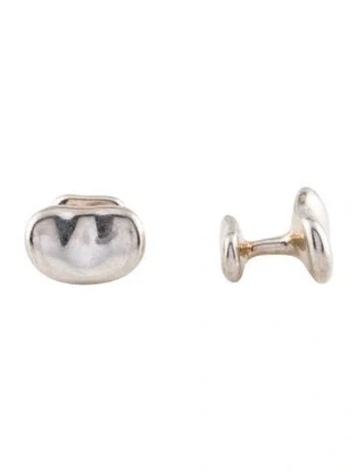 Pre-owned Tiffany & Co Vintage Bean® Design Cuff Links In Multi