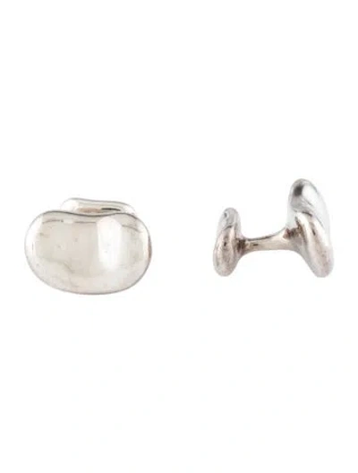 Pre-owned Tiffany & Co Vintage Bean Design Cufflinks In Multi