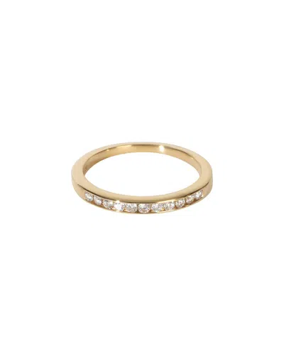 Tiffany & Co . Vintage Channel Set 0.17 Ct. Tw. Diamond Band (authentic Pre-  Loved) In Gold
