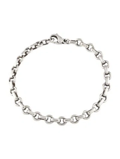 Pre-owned Tiffany & Co Vintage Donut Link Bracelet, 6.75" In Multicolor