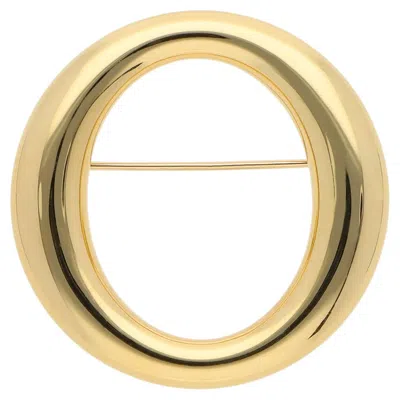 Pre-owned Tiffany & Co Vintage Elsa Peretti For . Sevillana Brooch In Yellow Gold