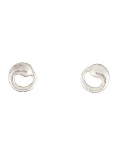Pre-owned Tiffany & Co Vintage Eternal Circle Stud Earrings In Multi