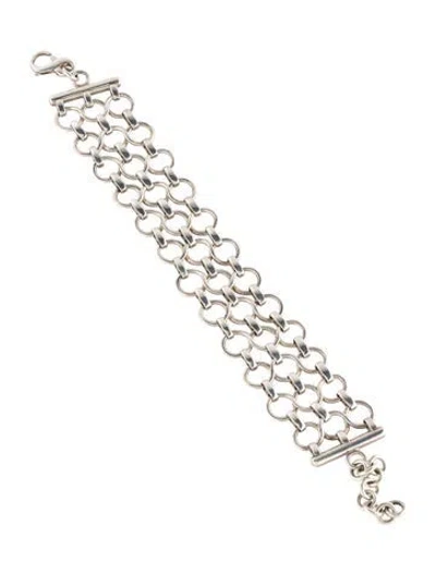 Pre-owned Tiffany & Co Vintage Eternal Link Bracelet, 8.5" In Multi